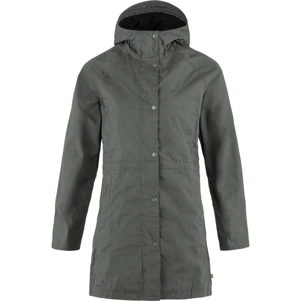 NEW FJALLRAVEN women's karla hydratic jacket in basalt